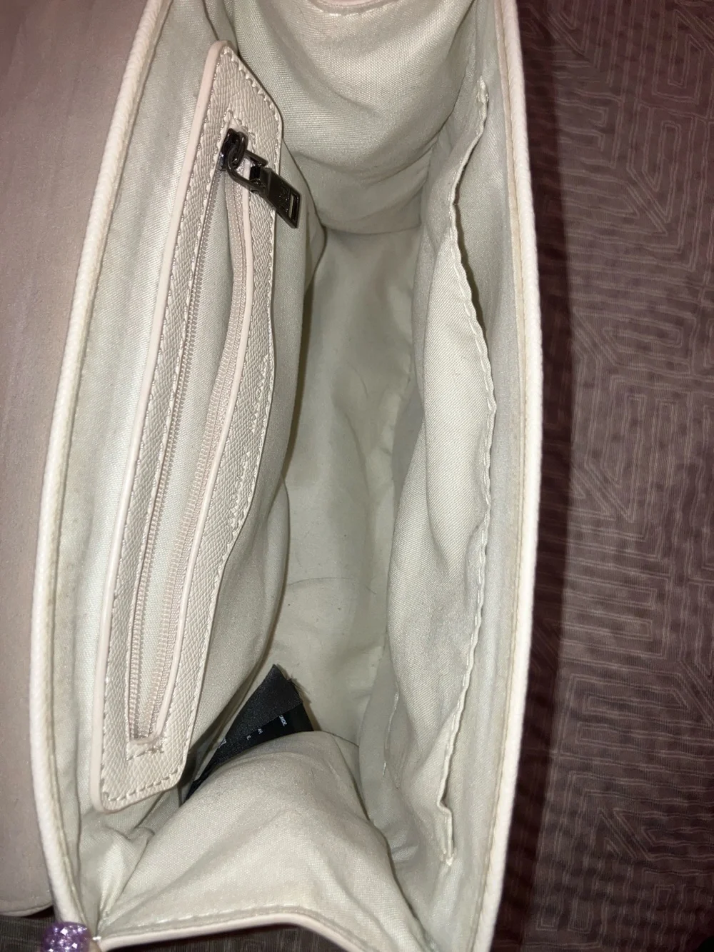 Off-White Stud-Trim Top Handle Crossbody Bag by Bartley Mischka‎
